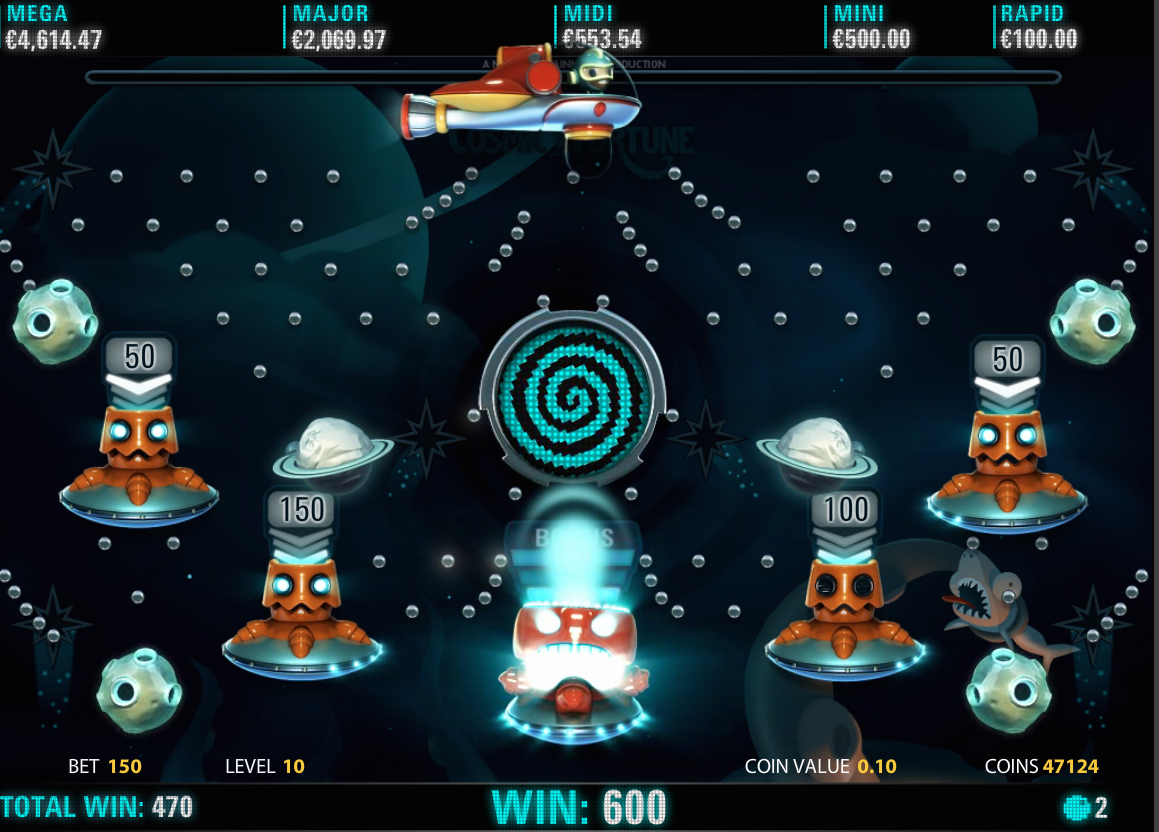 cosmic fortune jackpot spel