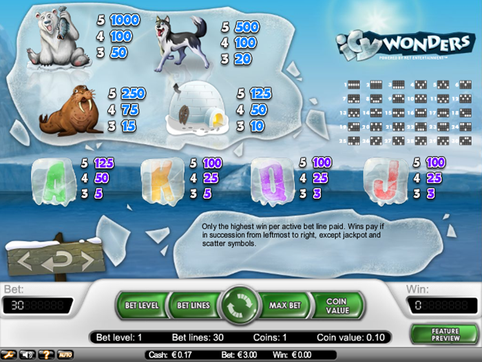 icy wonders symboler