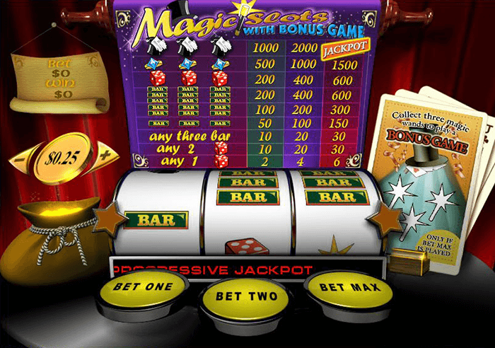magic slots tema
