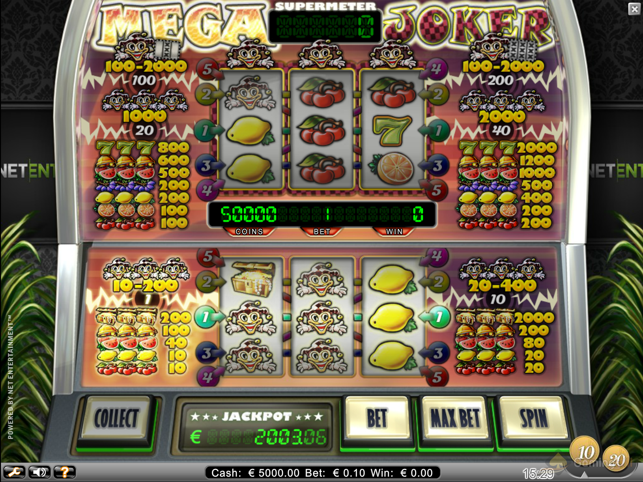 mega joker tema