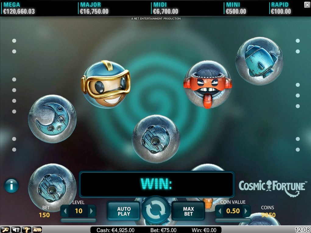 screenshot cosmic fortune avalanche