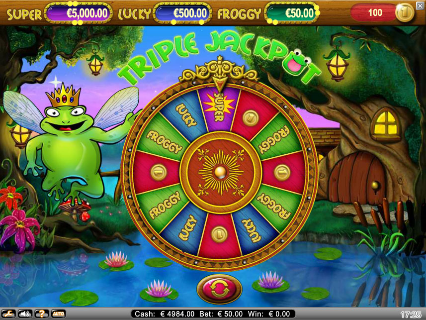 super lucky frog jackpott spel