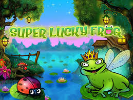 super lucky frog logo