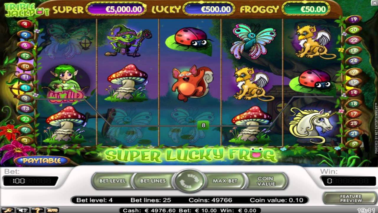 super lucky frog tema