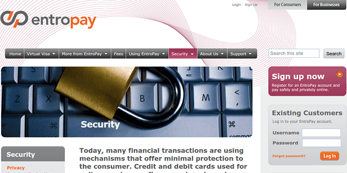 EntroPay Säkerhet