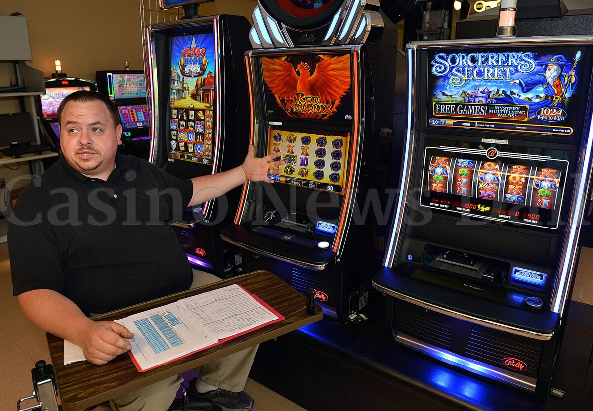Screenshot of a slot attendant