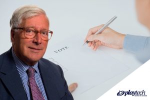 Playtech meddelar om ordförandes avgång
