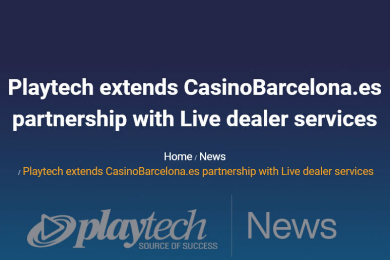CasinoBarcelona.es lägger till Live Casino från Playtech