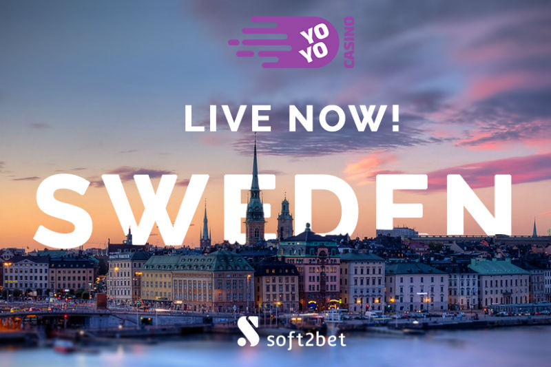 Soft2Bet nu live i Sverige med YoYo Casino