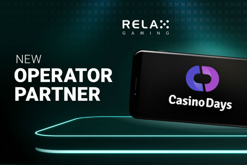 Relax Gaming avtäcker spelavtal med Casino Days