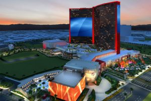 Resorts World Las Vegas visar upp gigantisk LED-skärm på West Hotel Tower